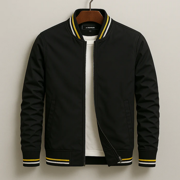 Elegante bomber a righe
